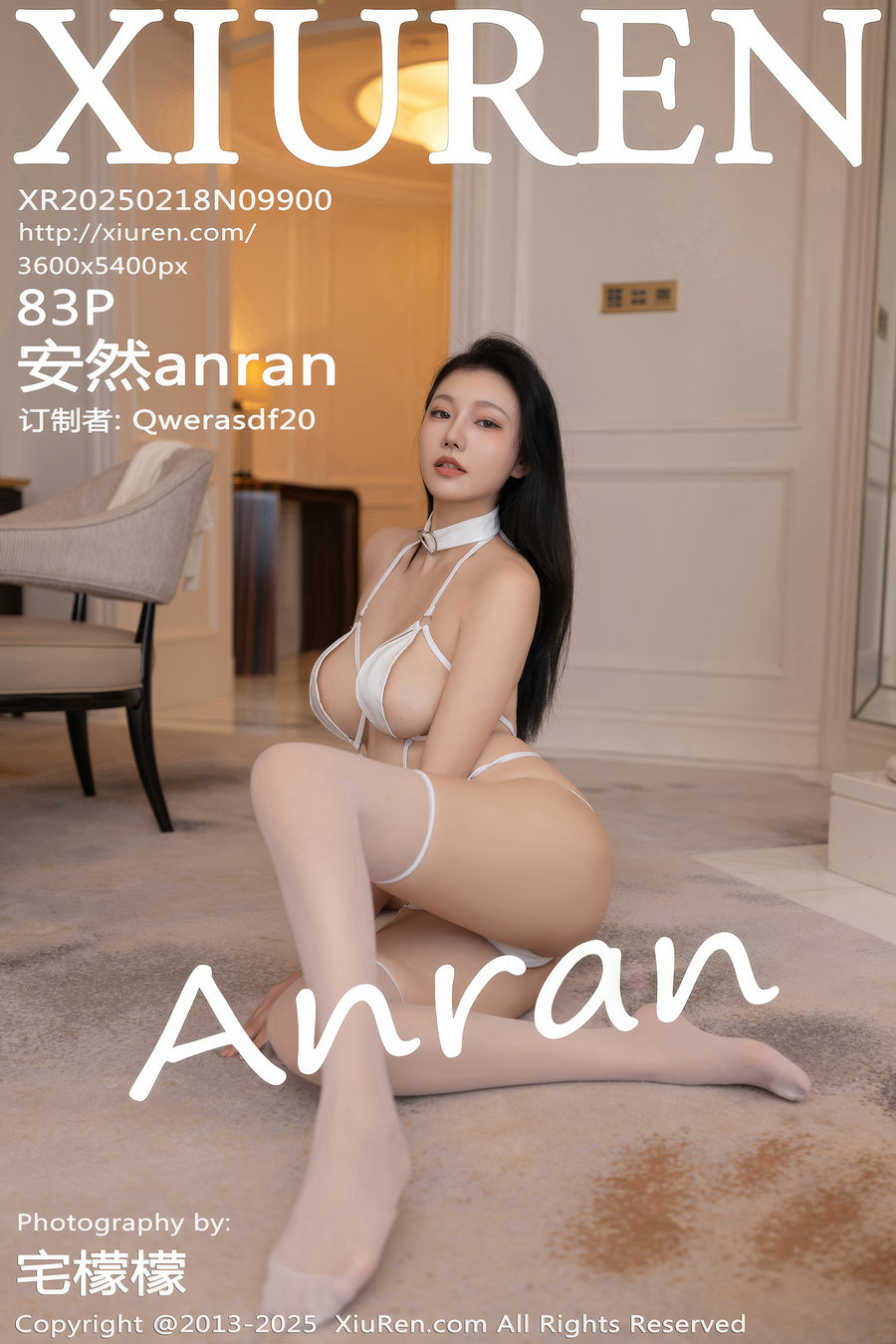 / 秀人美媛馆 / 2025.02.18 No.9900 安然anran / 83P741MB / 秀人网-绅士图