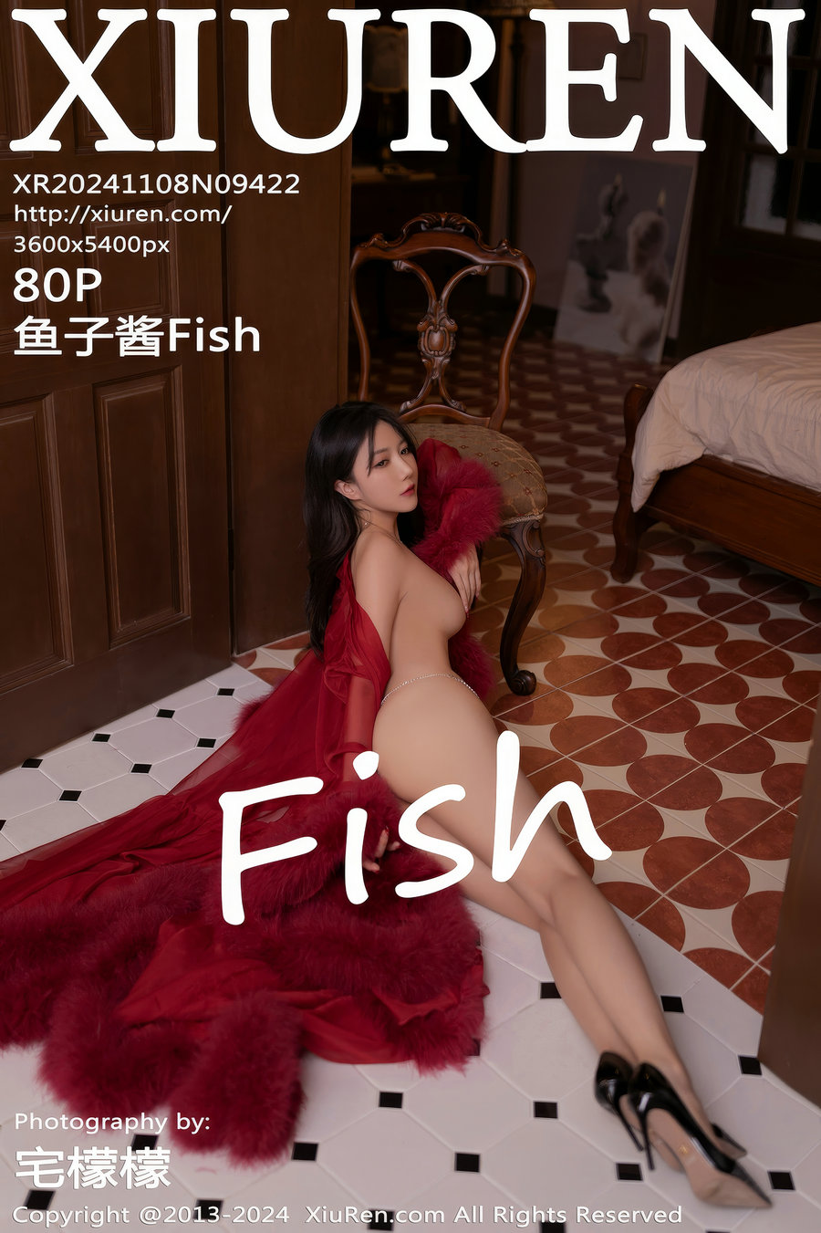 / 秀人美媛馆 / 2024.11.08 No.9422 鱼子酱Fish / 80P749MB / 秀人网-绅士图