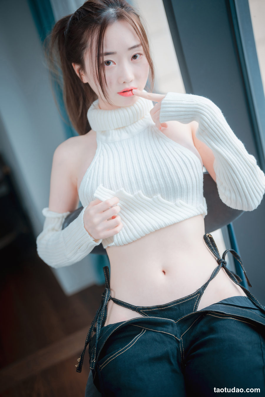 图片[3]-DJAWA Photo – Jiwon – Knit & Denim [87P-840MB]-绅士图