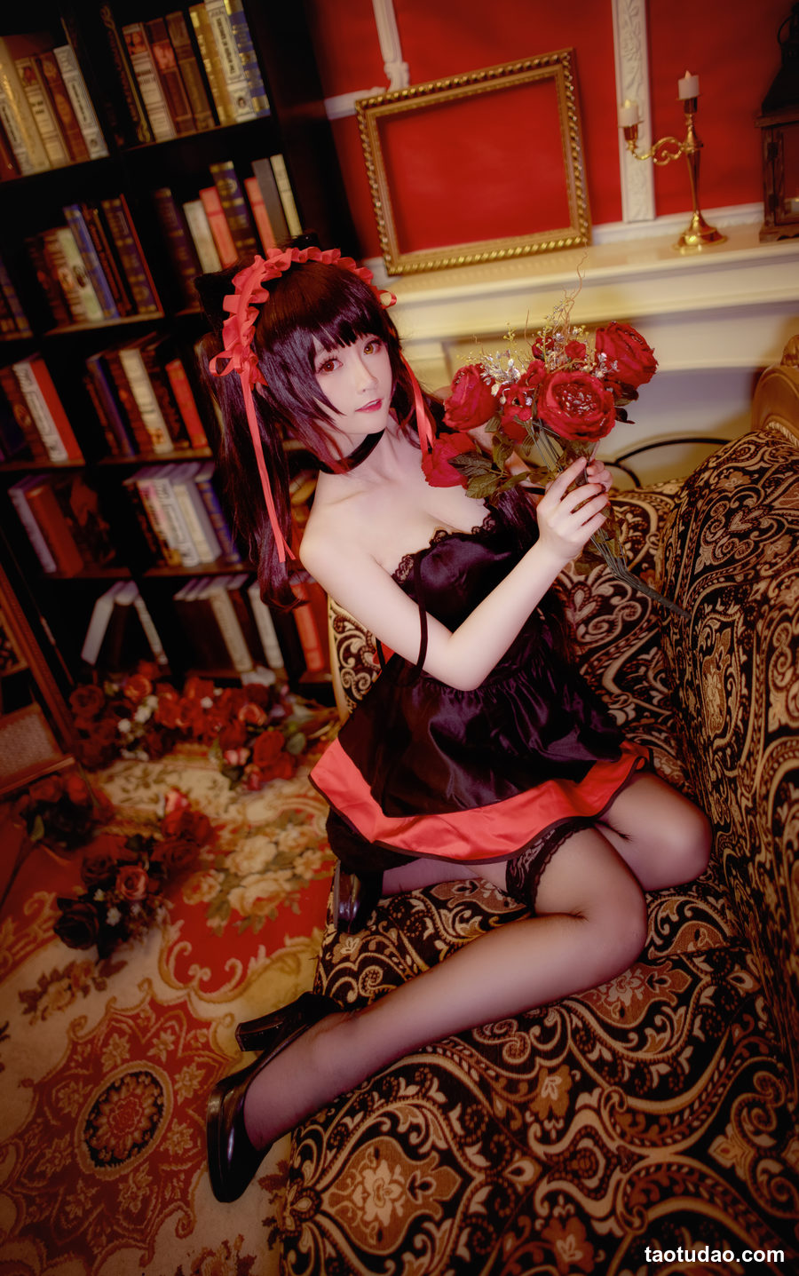 图片[2]-yui金鱼 NO.012 时崎狂三 黑裙 [11P-166MB]-绅士图