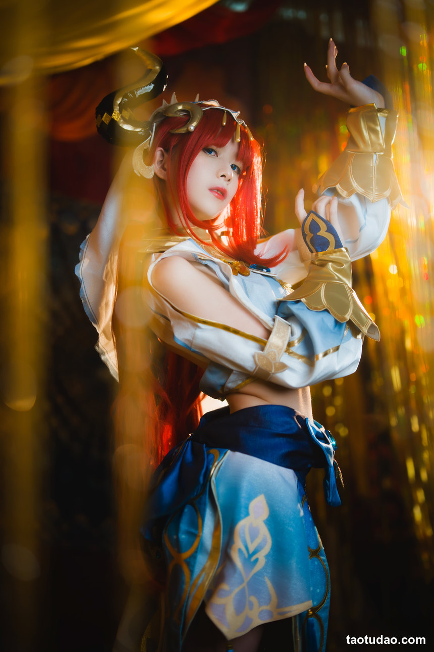 图片[3]-[YITUYU艺图语]2022.11.08 原神COS · 妮露 清青琴玖[29+1P／625MB]-绅士图