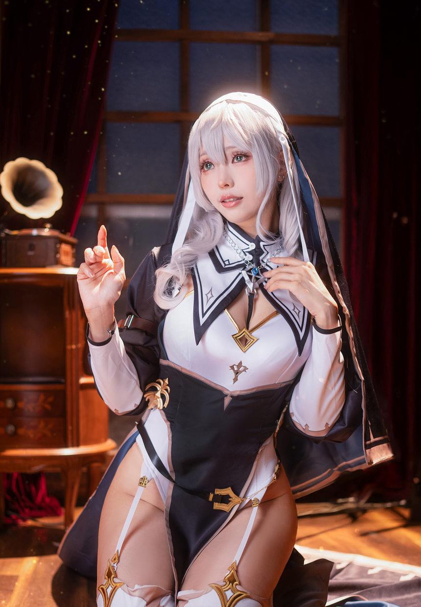 图片[3]-ElyEE子 – Shirogane noel~Nun [27P+13V-206MB]-绅士图