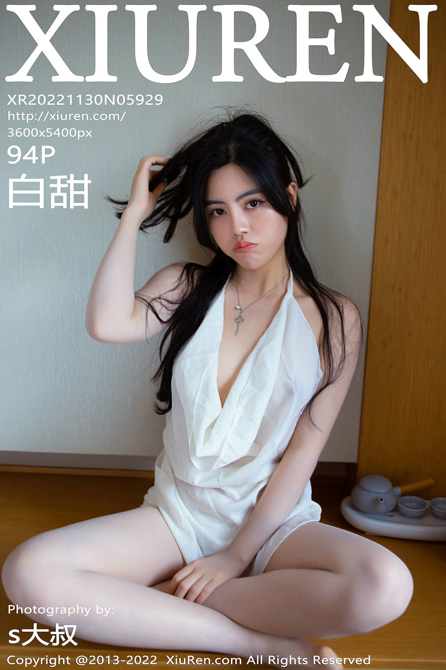 / 秀人美媛馆 / 2022.11.30 No.5929 白甜 / 94P682MB / 秀人网-绅士图