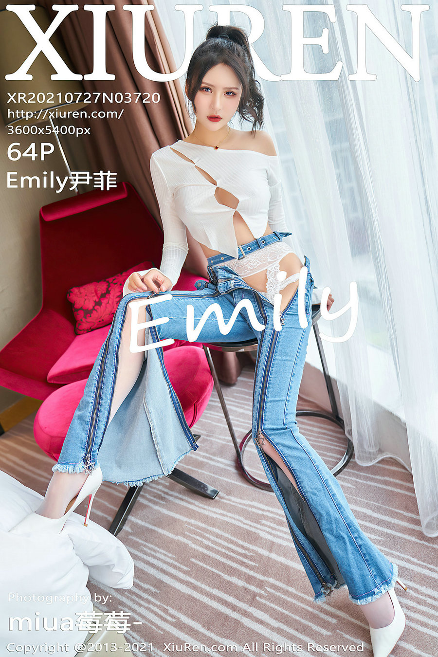 / 秀人美媛馆 / 2021.07.27 No.3720 Emily尹菲 / 64P692MB / 秀人网-绅士图