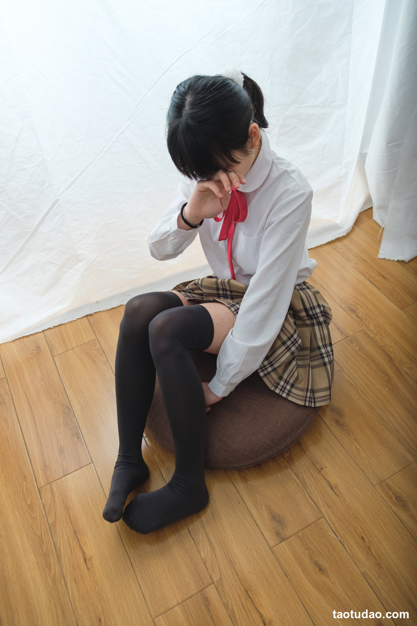 图片[2]-喵写真 PR15 005 JK黑丝校服格子裙 [80P+1V-970MB]-绅士图