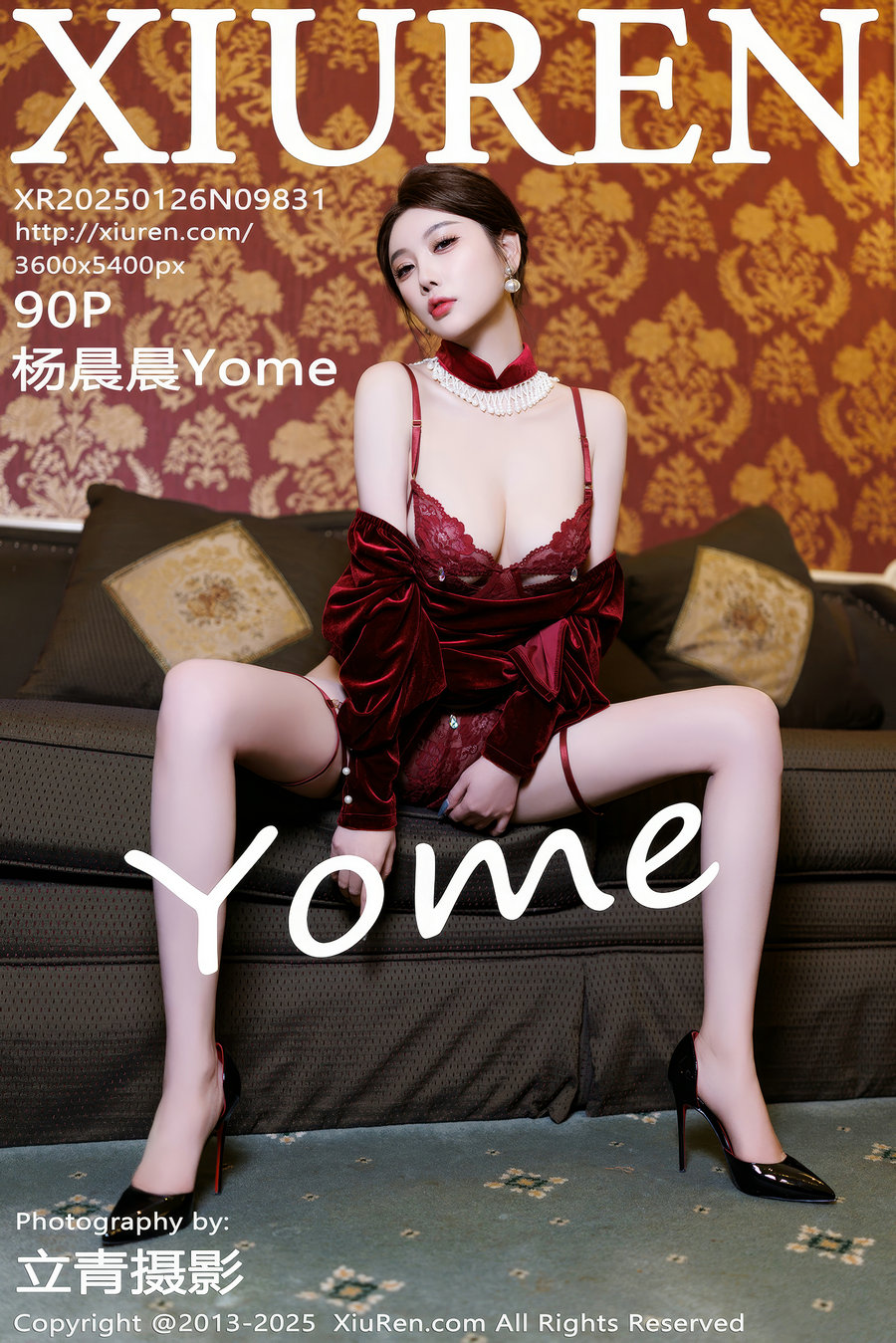 / 秀人美媛馆 / 2025.01.26 No.9831 杨晨晨Yome / 90P302MB / 秀人网-绅士图