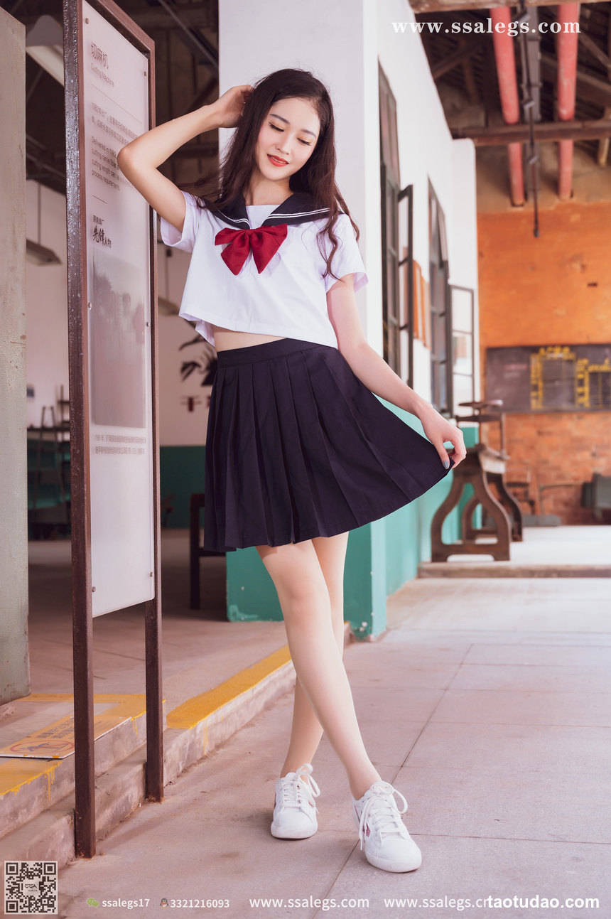 图片[3]-[SSA丝社]超清写真 NO.422 漫漫白色jk制服肉丝写真(下)[134P／1.86GB]-绅士图