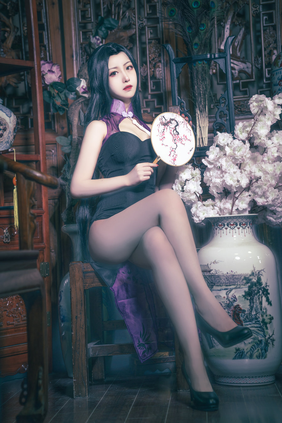 Shika小鹿鹿 – 万花旗袍 / 6P-68MB / cos萌妹-绅士图