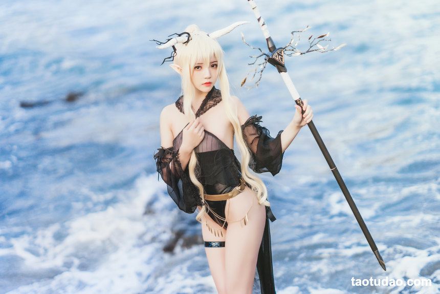 图片[2]-[YITUYU艺图语]2022.05.08 cosplay 明日方舟 闪灵 桜桃喵[29+1P／641MB]-绅士图