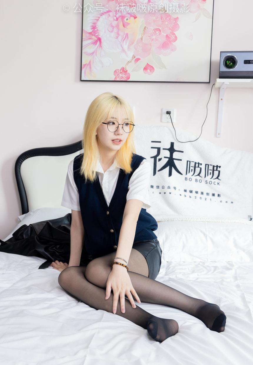 图片[3]-[BoBoSocks袜啵啵]NO.507 小甜豆 高跟长靴、薄黑丝、皮衣外套、ol风[140P+2V／5.96GB]-绅士图