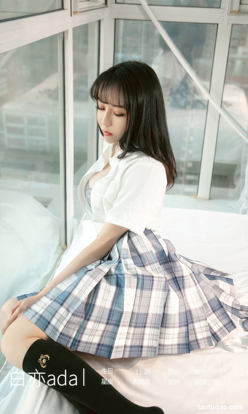 图片[2]-[Ugirls尤果网]爱尤物 2024.08.23 No.2929 白亦ada 香色格子裙 [35P-250MB]-绅士图