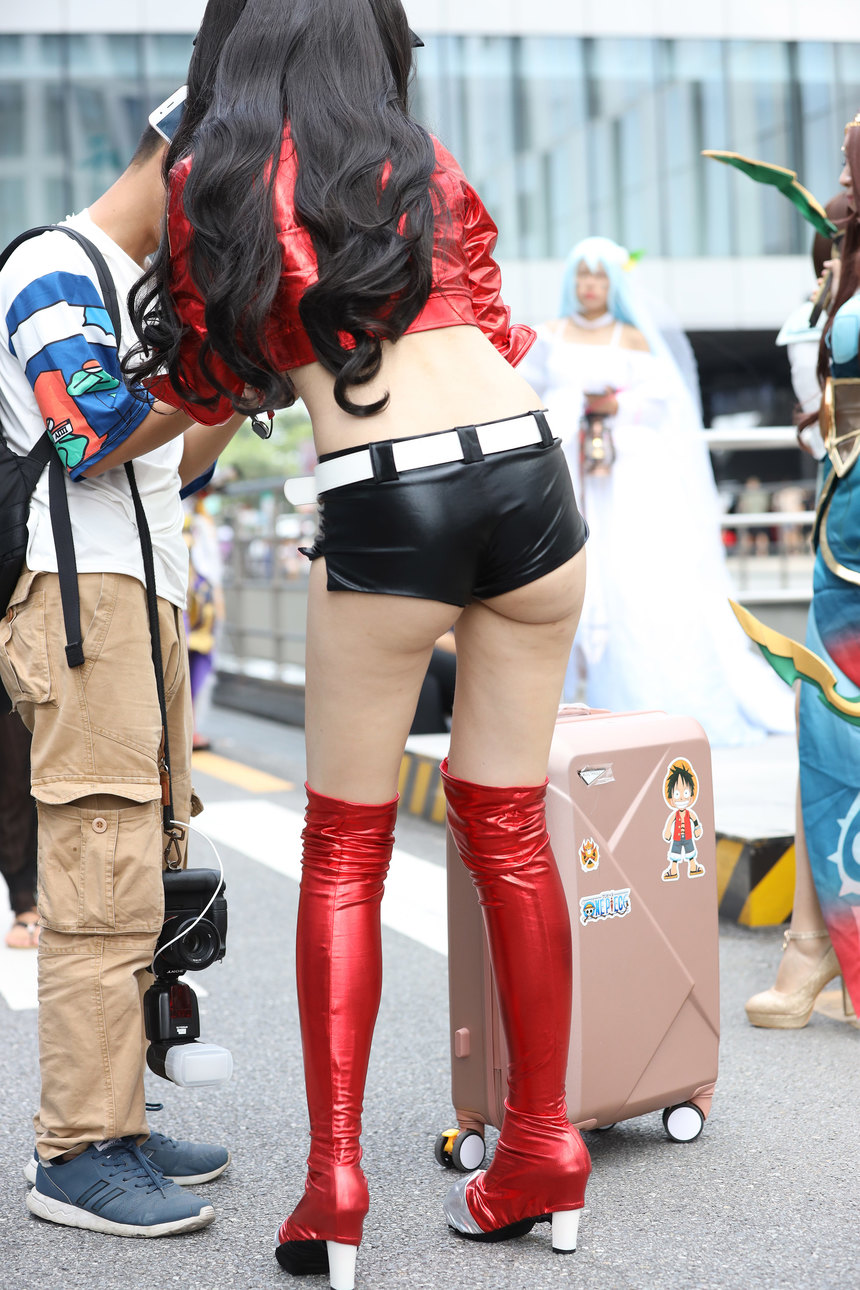 图片[3]-精选街拍作品 NO.0006 超短黑色皮裤少女原图[200P／225MB]-绅士图