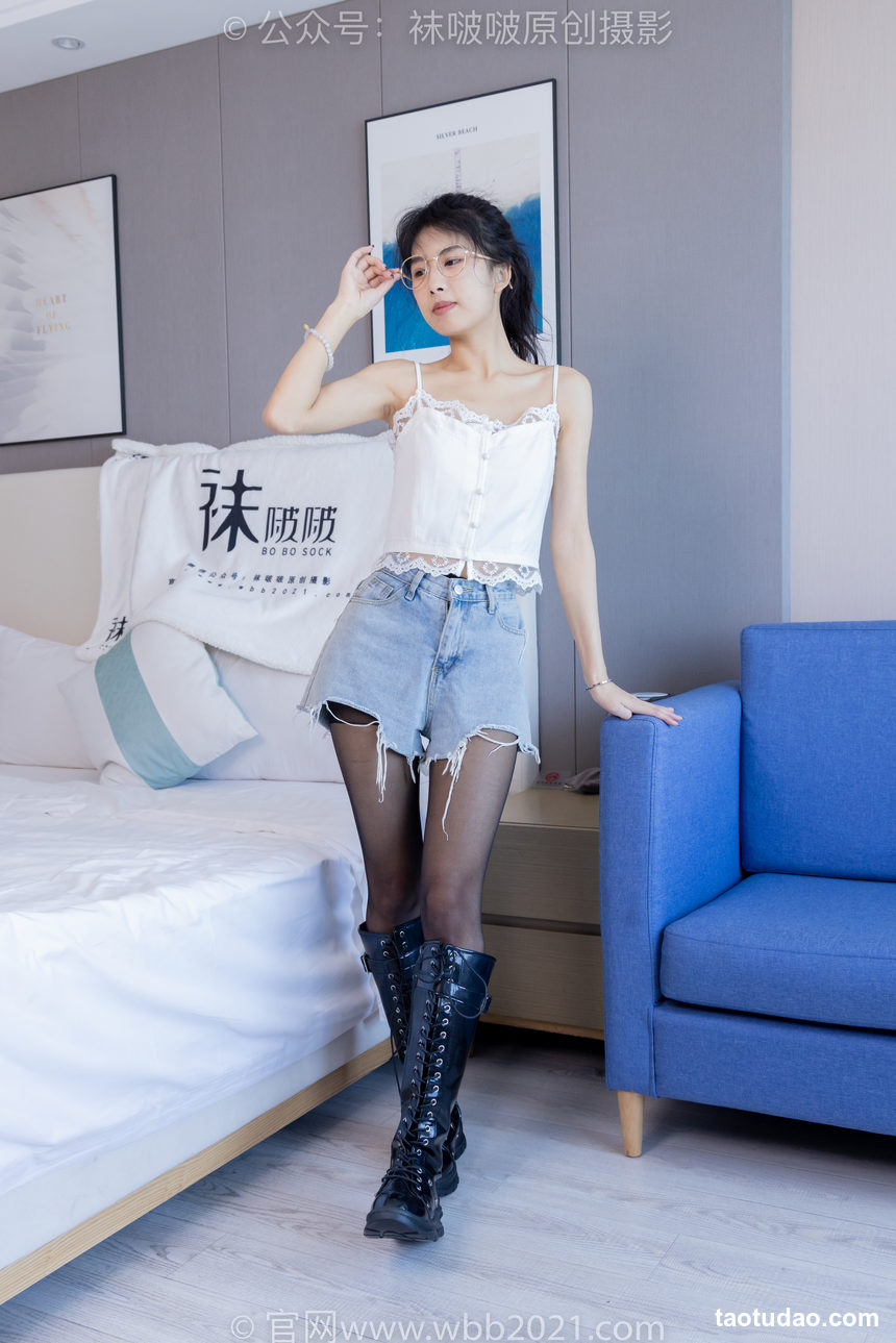 图片[2]-[BoBoSocks袜啵啵]NO.383 奶油-长靴、高跟长靴、黑丝、网袜、裸足[150P+1V／6.52GB]-绅士图