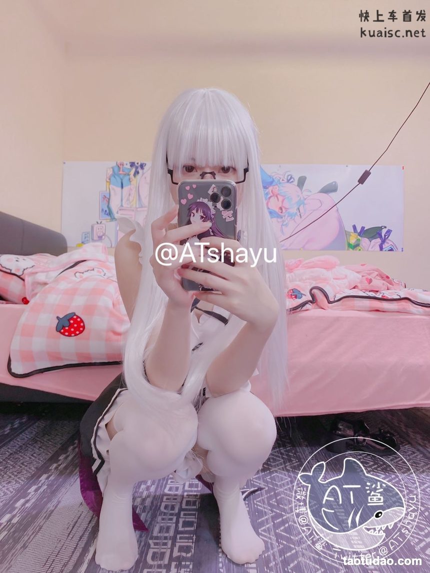 图片[4]-AT鲨 – NO.024 白丝女仆[29P-15M]-绅士图