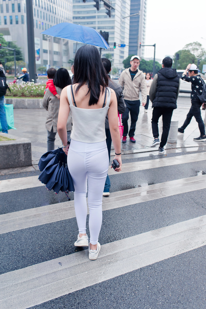 图片[4]-精选街拍作品 NO.0041 白色紧身裤美女原图[263P／315MB]-绅士图