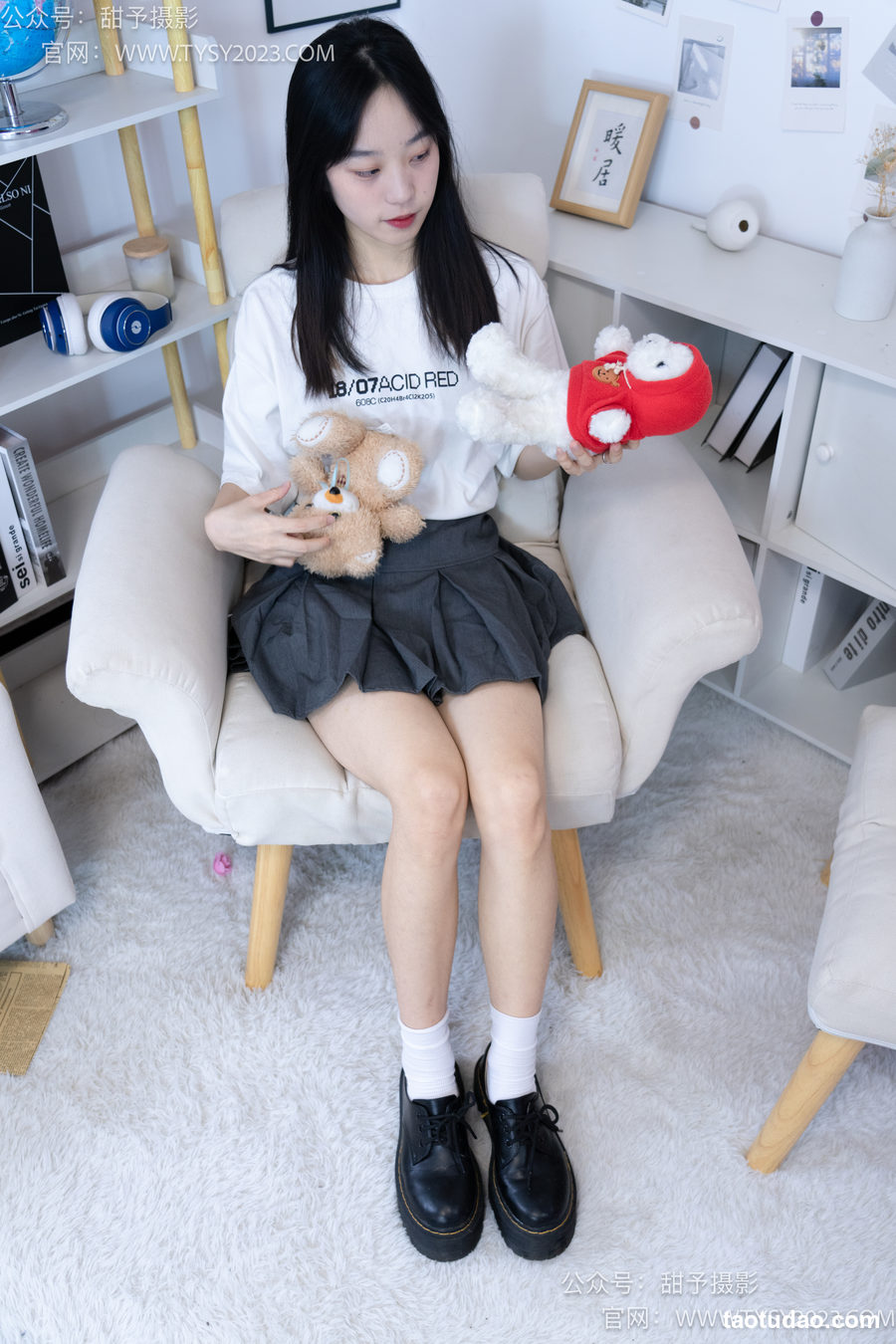 图片[3]-甜予摄影 NO.008 艺艺-皮鞋、白棉袜、裸足 [122P-2.95G]-绅士图