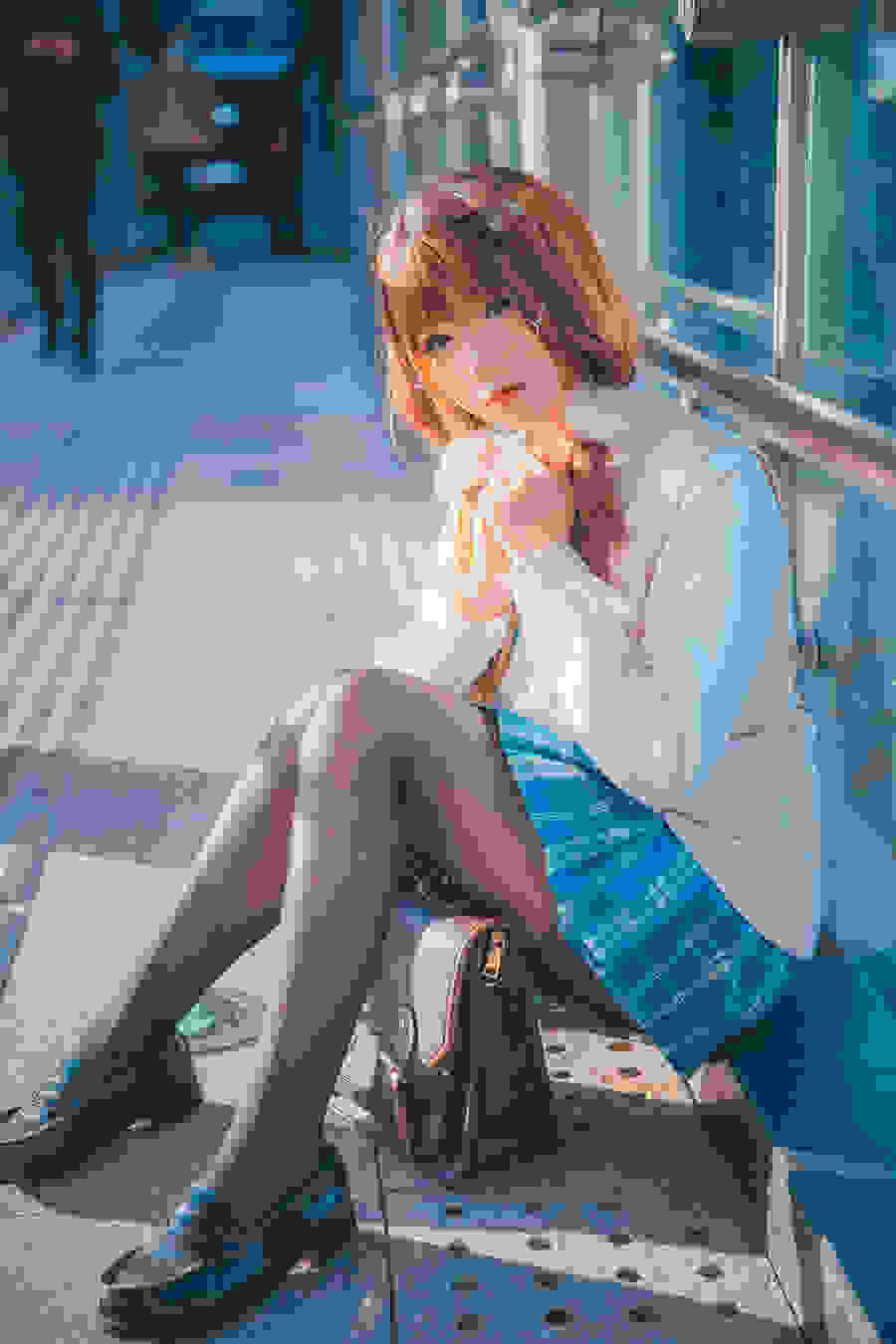 Cos小姐姐雪琪 - JK夕阳 / 25P-355MB / cos萌妹-绅士图