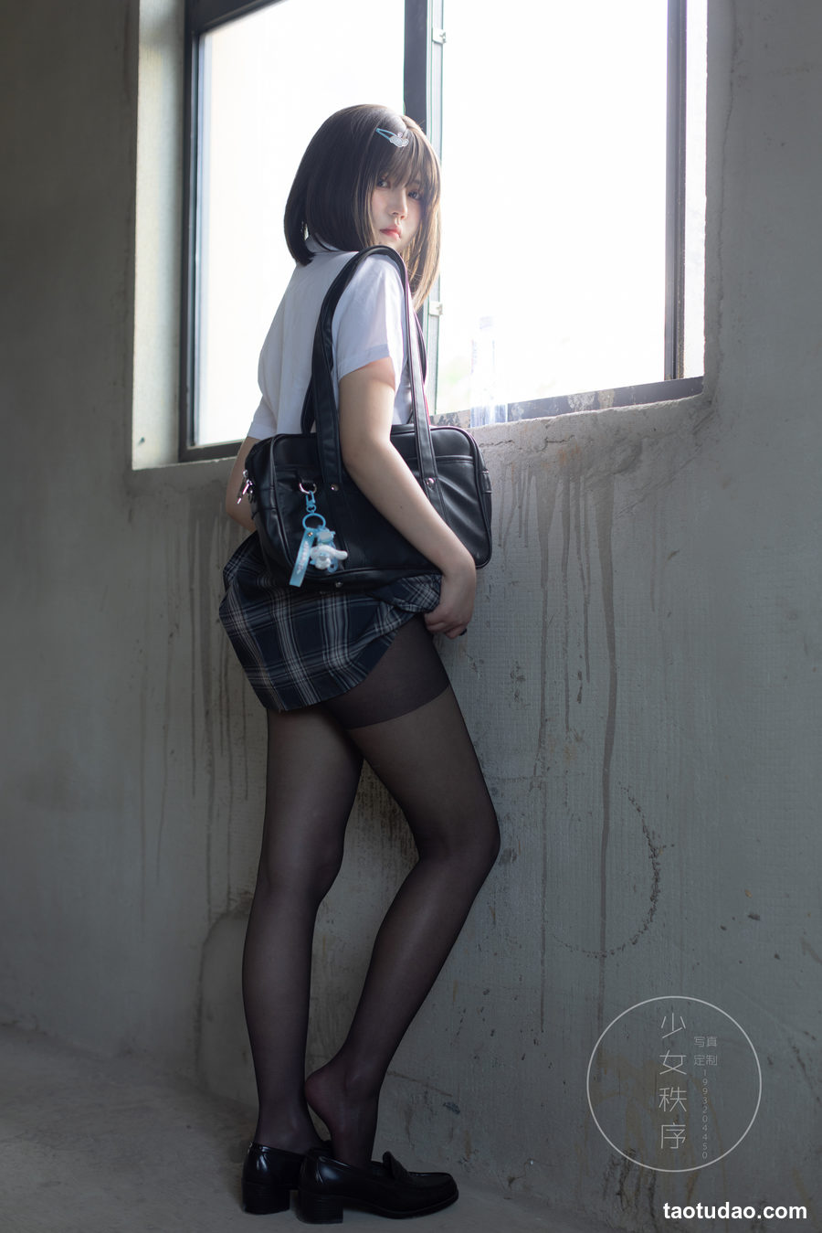 图片[2]-少女秩序 GR04L 黑丝JK [73P-1.44G]-绅士图