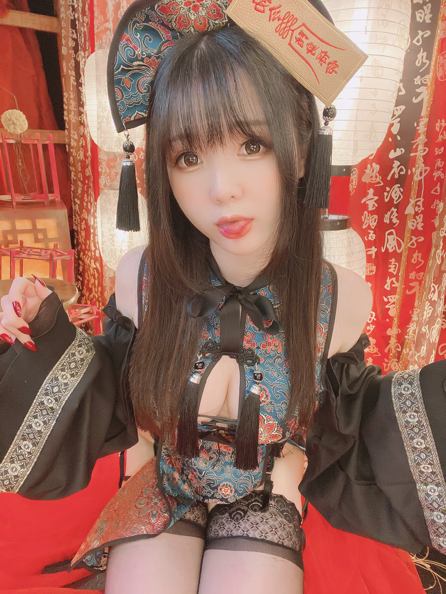 微博妹纸霜月shimo - キョンシーちゃん自撮り / 20P-192MB / cos萌妹-绅士图
