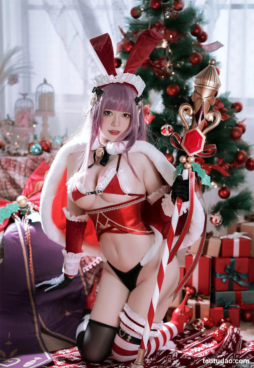 图片[3]-半半子 – 兔子圣诞节 Christmas Bunny Aike [41P-457MB]-绅士图