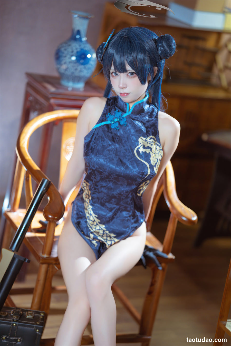 图片[4]-是三不是世w NO.31 – 碧蓝档案 妃咲旗袍[42P-407MB]-绅士图