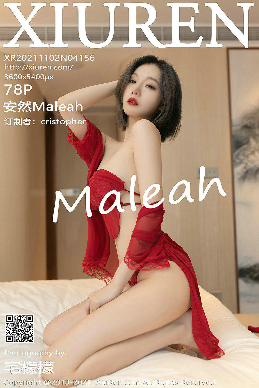 / 秀人美媛馆 / 2021.11.02 No.4156 安然Maleah / 78P735MB / 秀人网-绅士图