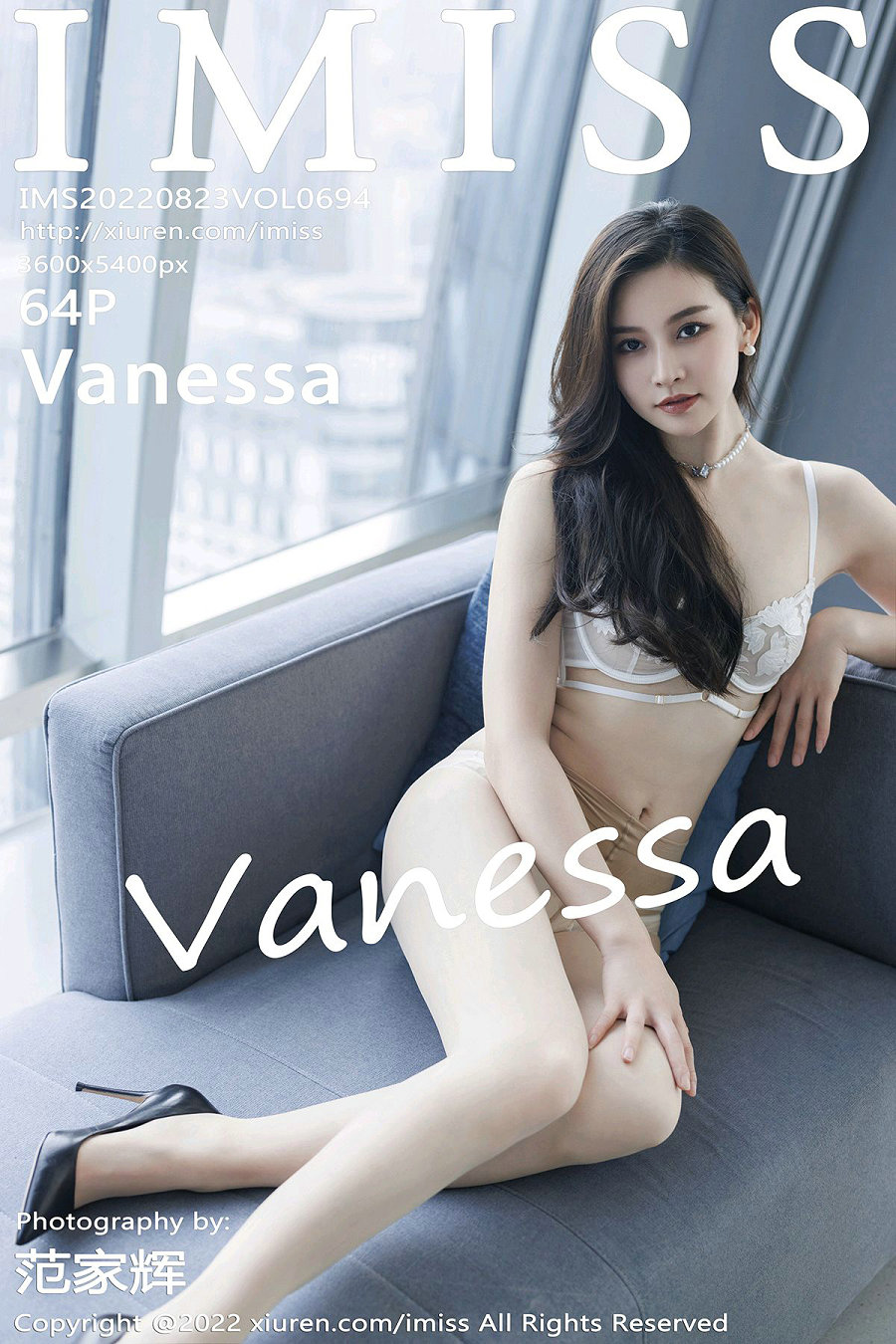 / IMiss /爱蜜社 2022.08.23 Vol.694 Vanessa / 64P613MB / 秀人旗下-绅士图