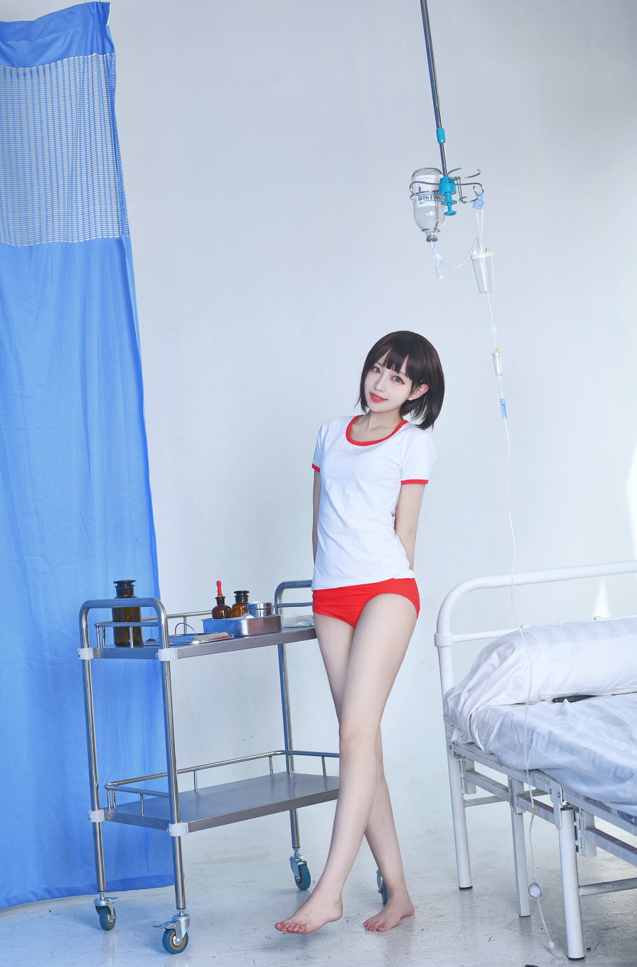 Shika小鹿鹿 - 保健室 / 12P-124MB / cos萌妹-绅士图