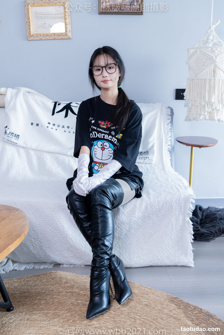 图片[3]-[BoBoSocks袜啵啵]NO.343 甜甜圈-高跟长靴、黑丝打底、肉丝[150P+1V／6.32GB]-绅士图