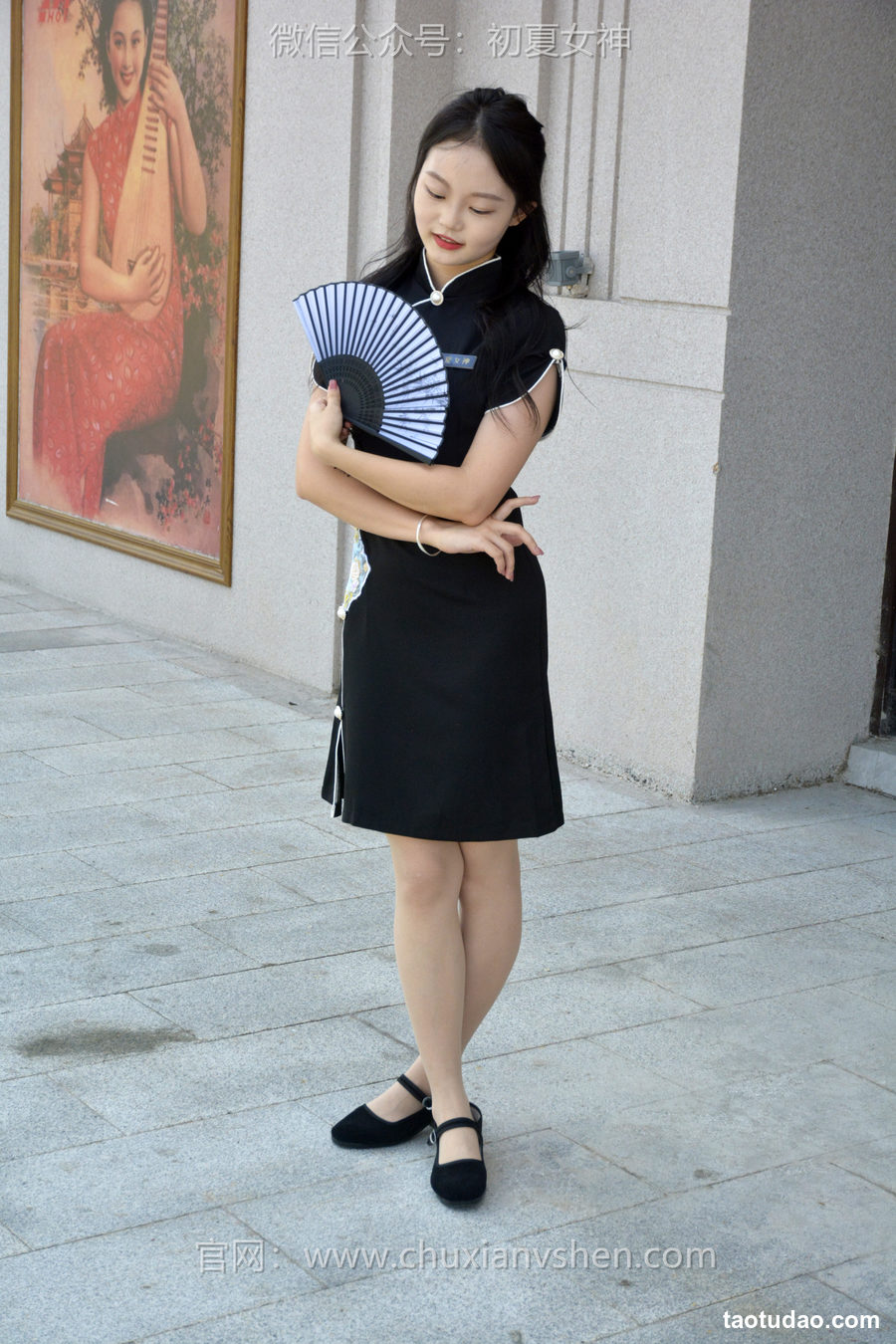 图片[2]-初夏女神 NO.088 双双 黑色旗袍[140P+1V／5.39GB]-绅士图