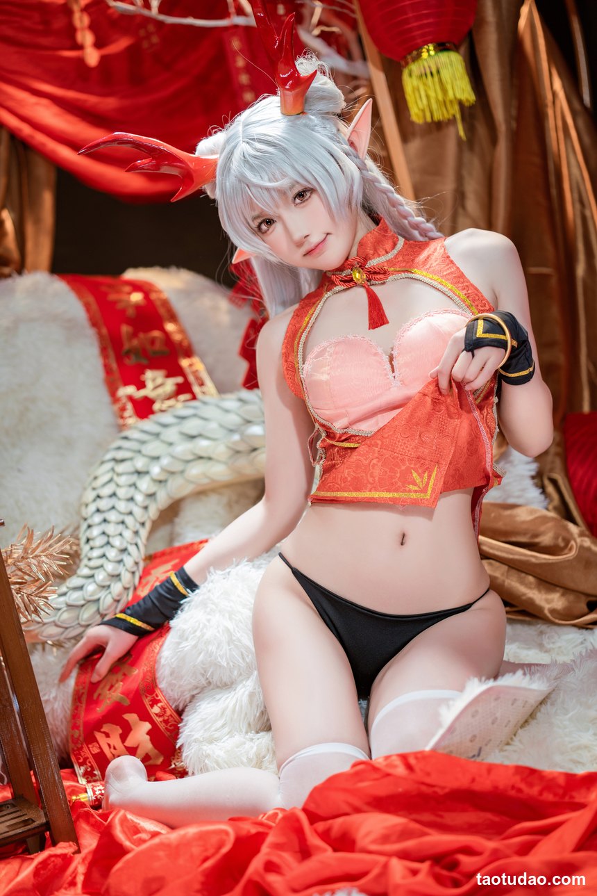 图片[4]-阿包也是兔娘 –  新春贺图 龙妹 [45P+1V-1.24GB]-绅士图