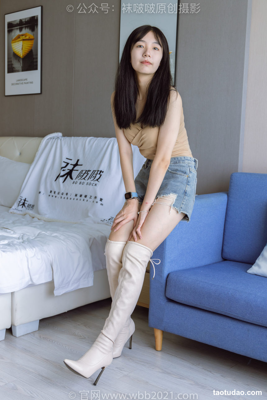 图片[4]-[BoBoSocks袜啵啵]NO.441 小甜豆-高跟长靴、白棉袜、裸足[179P+1V／6.57GB]-绅士图