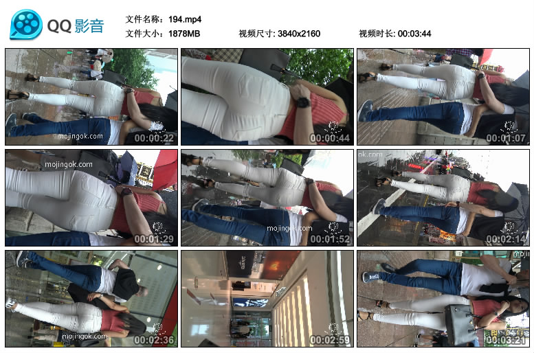 精选街拍视频 No.692 欧阳幽明作品 极品紧身白裤丰臀少妇,骚味十足！/ 1V-1.83GB / 街拍视频-绅士图
