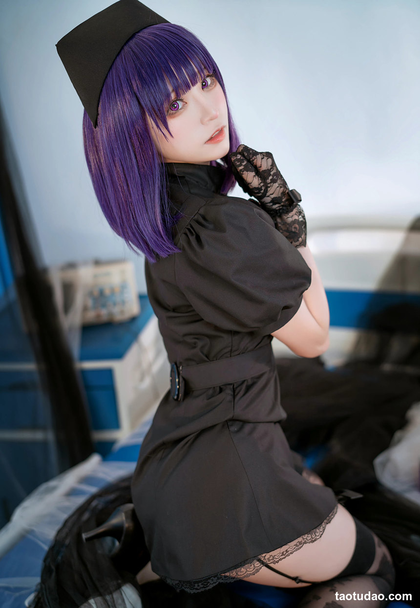 图片[3]-绮太郎_Kitaro – NO.69 喜多川海梦 黑色护士 [14P-102MB]-绅士图