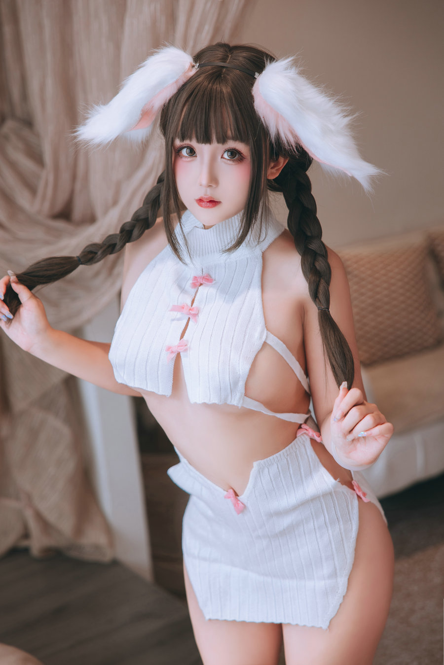 Cosplay日奈娇垂耳兔 [105P3V-1.37GB]-绅士图