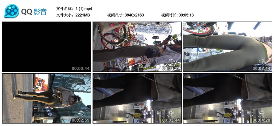精选街拍视频 No.2225 紧身瑜伽弹力裤性感小清新美女 / 2.16GB / 街拍视频-绅士图