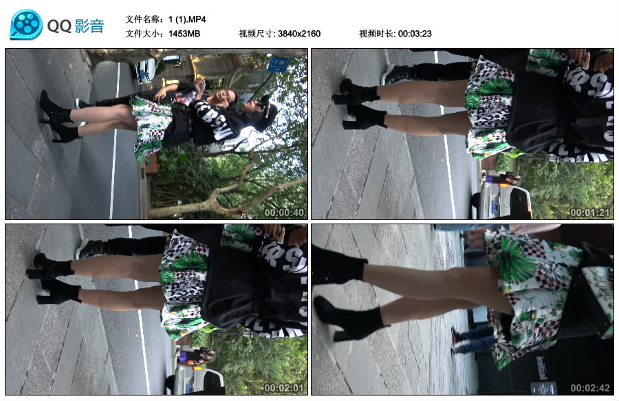 精选街拍视频 No.3008 酷酷的墨镜美女 / 1.41GB / 街拍视频-绅士图