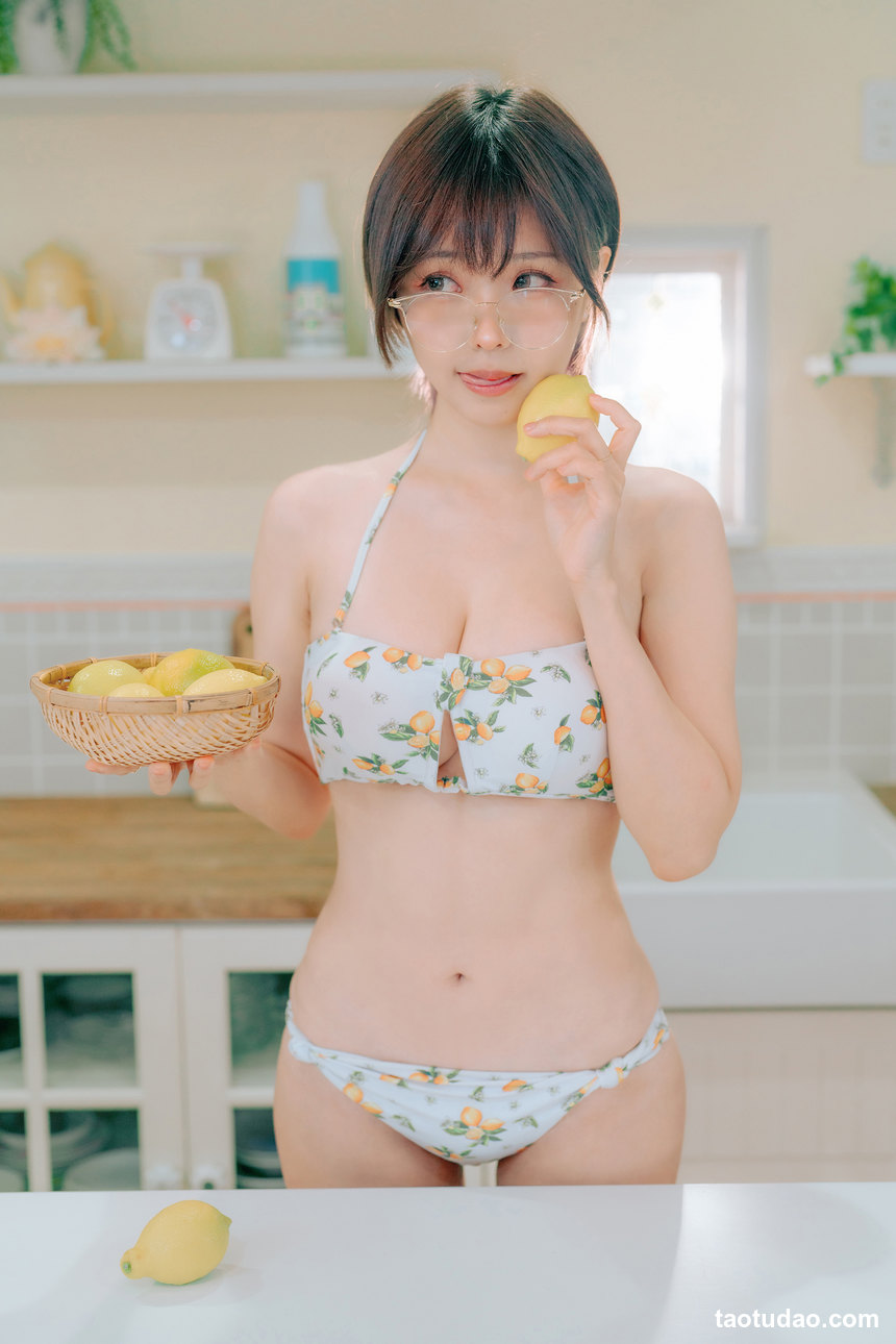 图片[4]-ElyEE子 – NO.121 2023.august C-檸檬泳裝 Lemon Swimsuit [31P-113MB]-绅士图