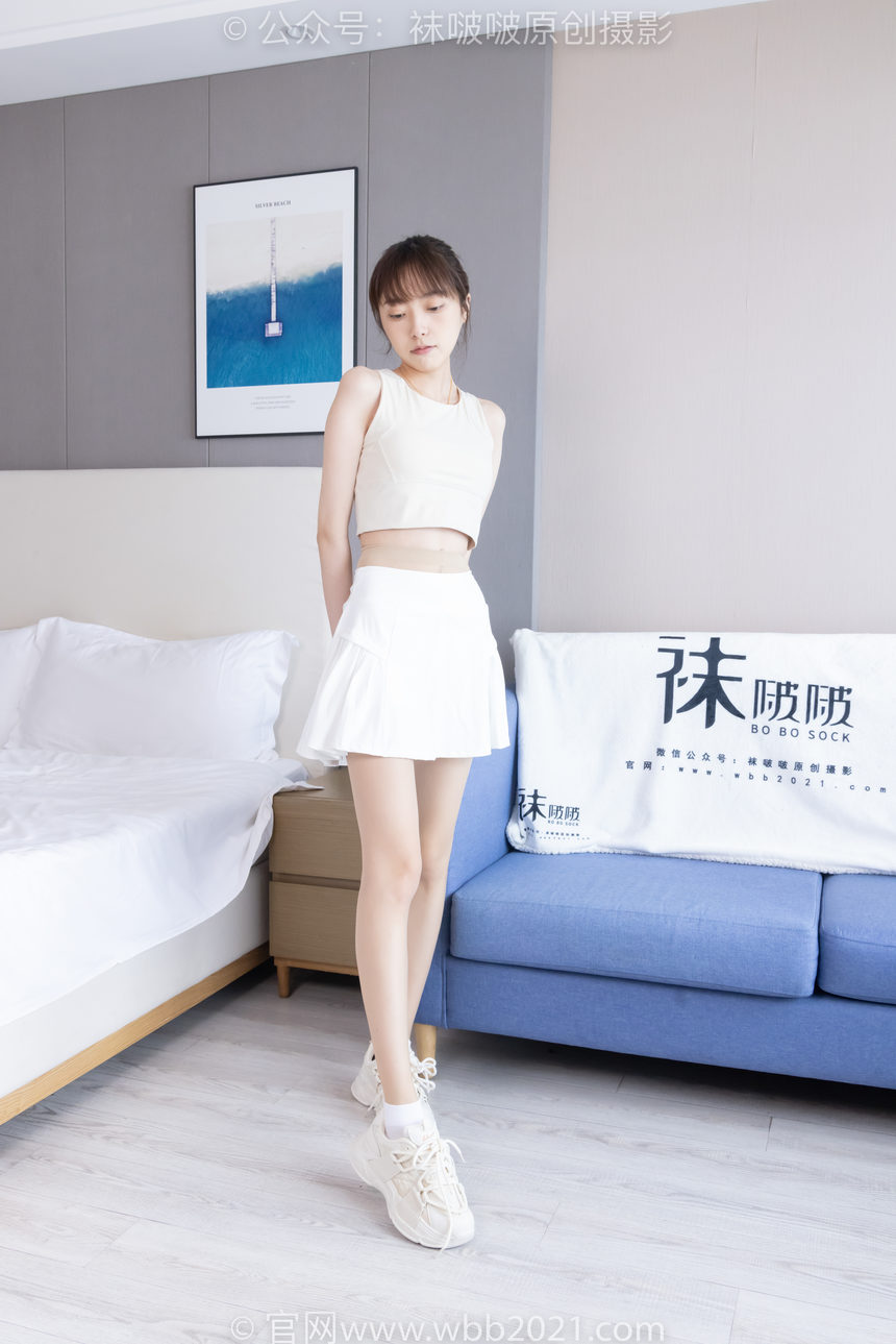 图片[4]-[BoBoSocks袜啵啵]NO.424 稚予-运动鞋、白棉袜、肉丝、腰丝[140P+1V／5.73GB]-绅士图