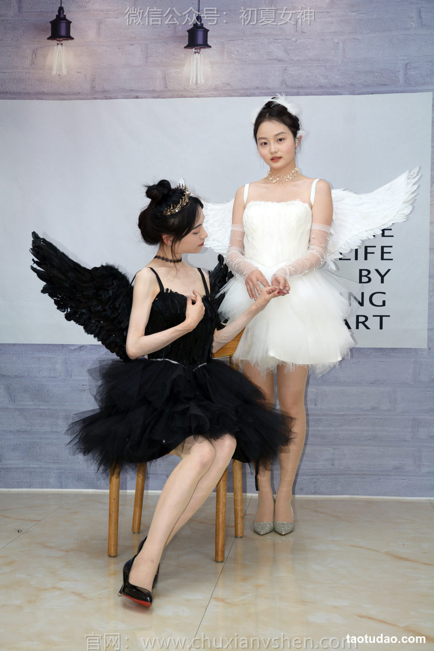 图片[4]-初夏女神 NO.207 柒柒、双双 黑白天鹅[90P+1V／4.28GB]-绅士图