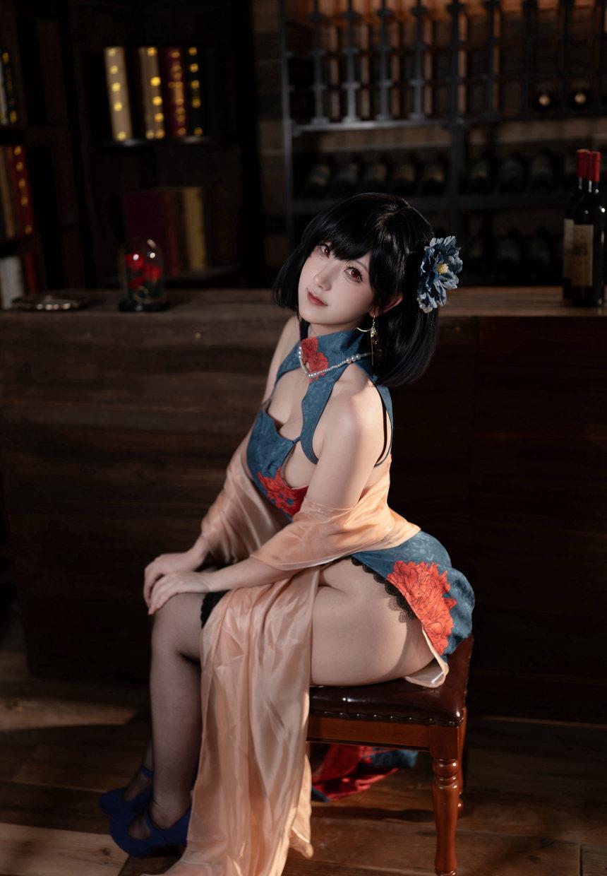 图片[4]-梓猫AzuNyan-舰长图-碧蓝航线-建武旗袍[9P-55.8MB]-艺库