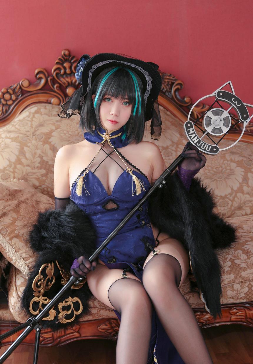 图片[4]-Meroko_魅瞳 – NO.005 柴郡旗袍[33P-287.4M]-绅士图