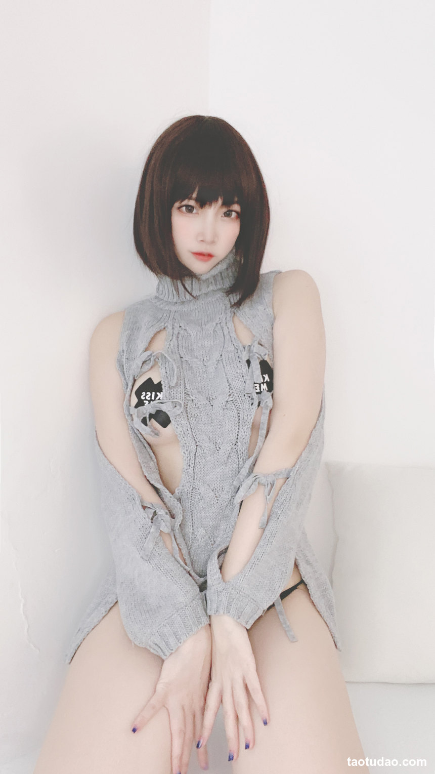 图片[3]-二佐Nisa – 私房洞洞毛衣 [66P+2V／398MB]-绅士图