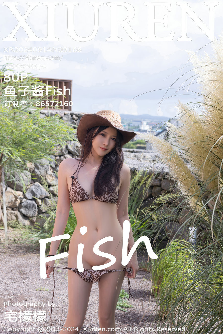 / 秀人美媛馆 / 2024.09.14 No.9166 鱼子酱Fish / 80P823MB / 秀人网-绅士图