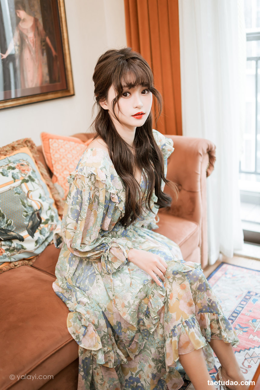 图片[3]-[YALAYI雅拉伊]2023.03.20 NO.1016 碎花裙少女 小亭[44+1P／562MB]-绅士图