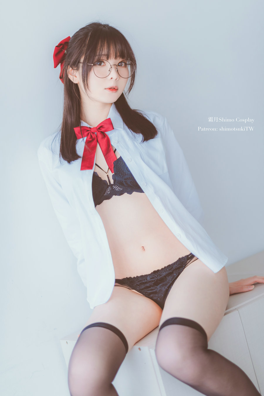 微博妹纸霜月shimo - JK / 17P-204MB / cos萌妹-绅士图