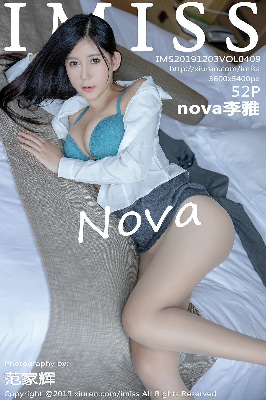 / IMiss /爱蜜社 2019.12.03 Vol.409 nova李雅 / 52P216MB / 秀人旗下-绅士图