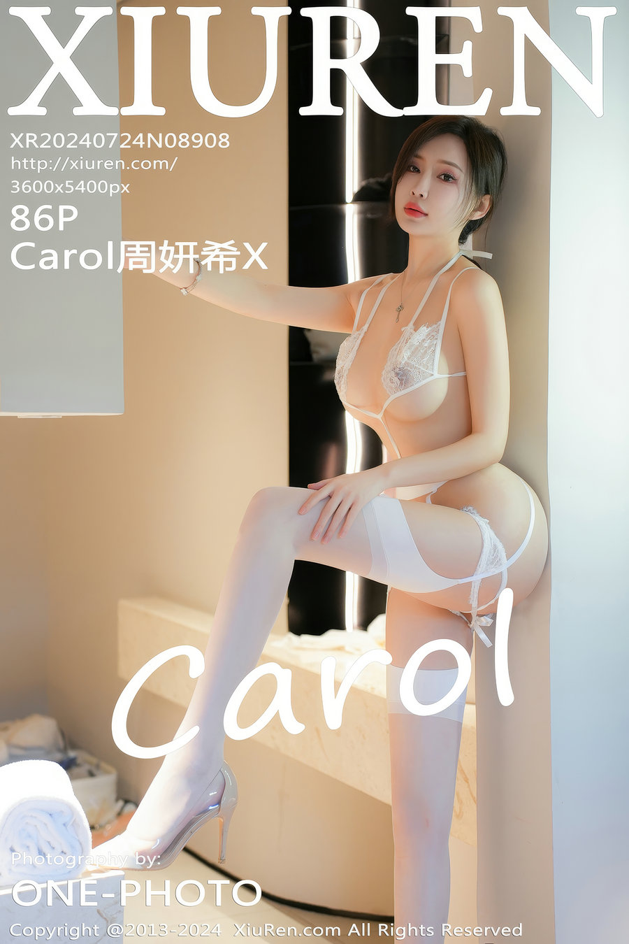 / 秀人美媛馆 / 2024.07.24 No.8908 Carol周妍希X / 86P767MB / 秀人网-绅士图