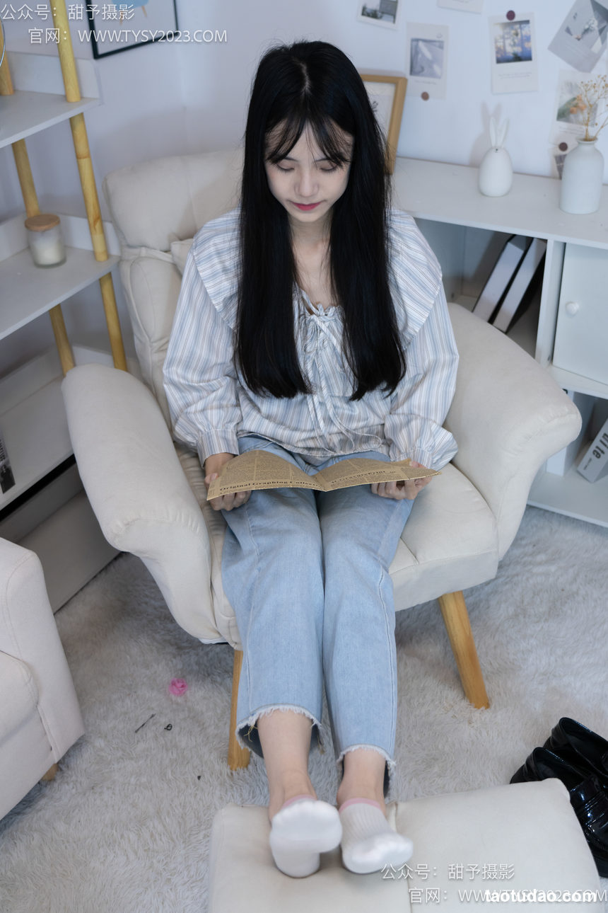 图片[4]-甜予摄影 NO.028 胡桃-皮鞋、白棉袜、裸足[124P+2V／10.0GB]-绅士图