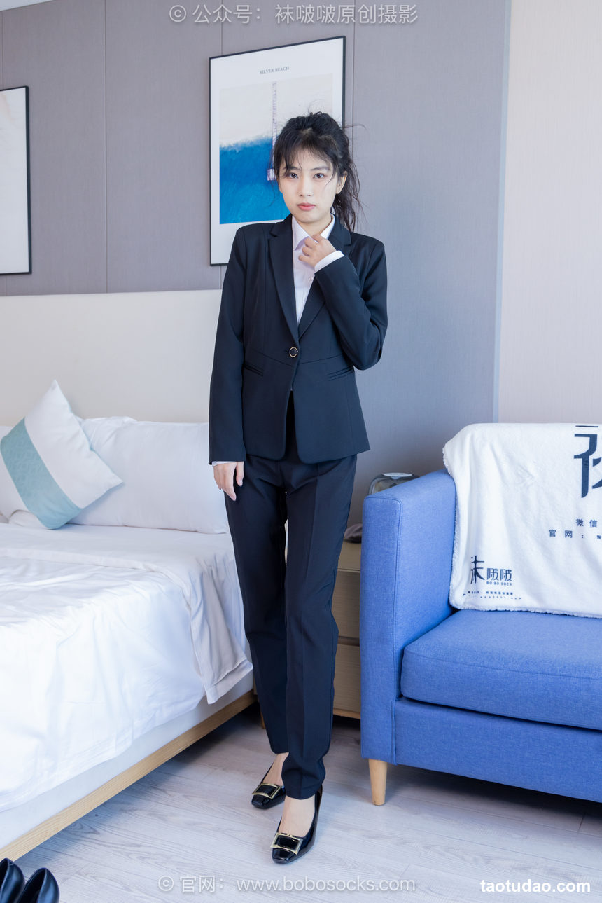 图片[3]-[BoBoSocks袜啵啵]NO.489 奶油 两双高跟鞋、薄肉丝、ol制服裤里丝、黑色美甲[151P+1V／7.76GB]-绅士图